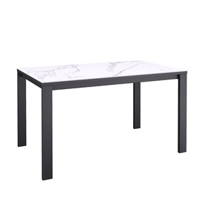 Раздвижной стол BL1300 (черный/керамика мрамор белый) в Элисте