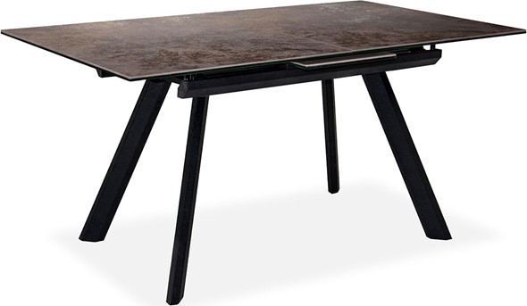 Обеденный раздвижной стол Бордо 1CQ 140х85 (Oxide Moro/Графит) в Элисте - изображение