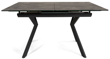 Кухонный стол раскладной Бордо 1CX 140х85 (Oxide Nero/Графит) в Элисте - предосмотр 1