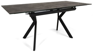 Кухонный стол раскладной Бордо 1CX 140х85 (Oxide Nero/Графит) в Элисте - предосмотр 2