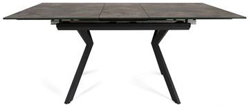 Кухонный стол раскладной Бордо 1CX 140х85 (Oxide Nero/Графит) в Элисте - предосмотр 3