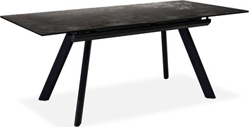 Кухонный раздвижной стол Бордо 2CQ 160х90 (Oxide Nero/Графит) в Элисте - предосмотр 1
