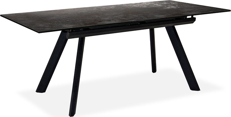 Кухонный раздвижной стол Бордо 2CQ 160х90 (Oxide Nero/Графит) в Элисте - изображение 1