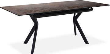 Кухонный раскладной стол Бордо 2CX 160х90 (Oxide Moro/Графит) в Элисте - предосмотр 1