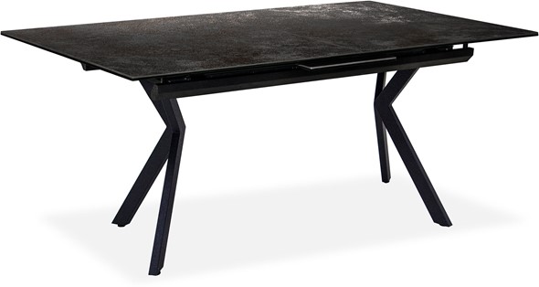 Кухонный раздвижной стол Бордо 3CX 180х95 (Oxide Nero/Графит) в Элисте - изображение