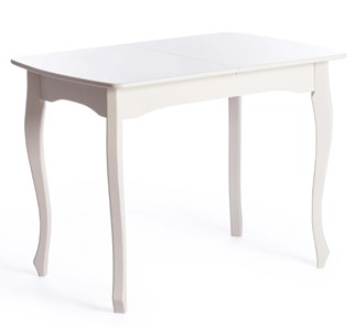 Кухонный стол раздвижной Caterina Provence, бук/мдф, 100+30x70x75, Ivory white арт.19129 в Элисте - предосмотр