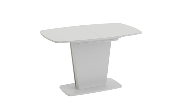 Кухонный раскладной стол Честер тип 2, цвет Белый/Стекло белый глянец в Элисте - изображение