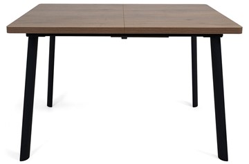 Кухонный стол раздвижной Дали-1L(ноги черные, дуб табако) в Элисте - предосмотр 1
