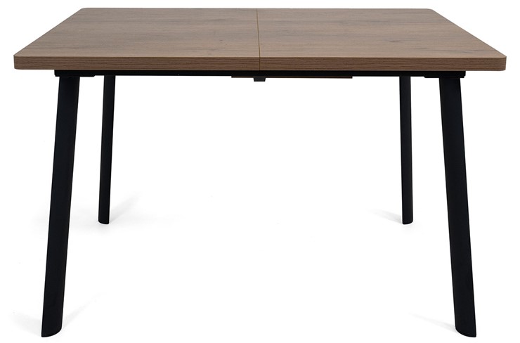 Кухонный стол раздвижной Дали-1L(ноги черные, дуб табако) в Элисте - изображение 1