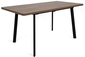 Кухонный стол раздвижной Дали-1L(ноги черные, дуб табако) в Элисте - предосмотр 3