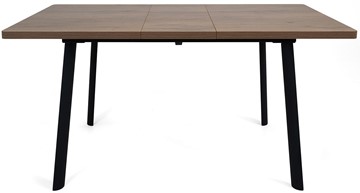 Кухонный стол раздвижной Дали-1L(ноги черные, дуб табако) в Элисте - предосмотр 5