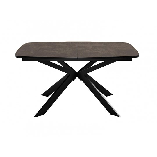 Кухонный раздвижной стол Dikline B140 Хромикс бронза/опоры черные в Элисте - изображение 2
