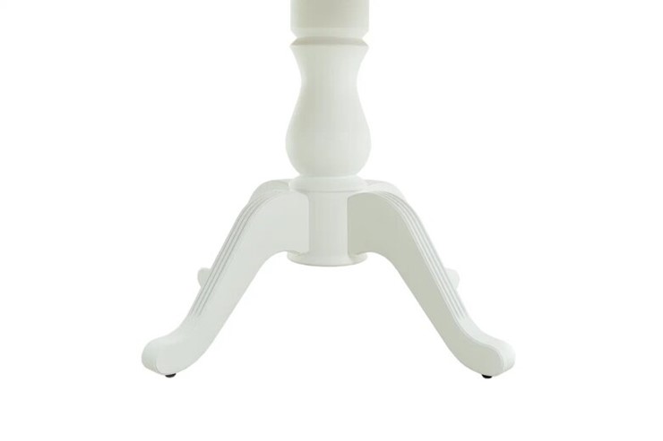 Кухонный раскладной стол Фабрицио-1 Glass, Круг 1000, фотопечать (Мрамор 4) в Элисте - изображение 9