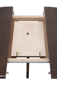 Кухонный раздвижной стол Фабрицио-1 исп. Эллипс, Тон 12 Покраска + патина с прорисовкой (на столешнице) в Элисте - предосмотр 4