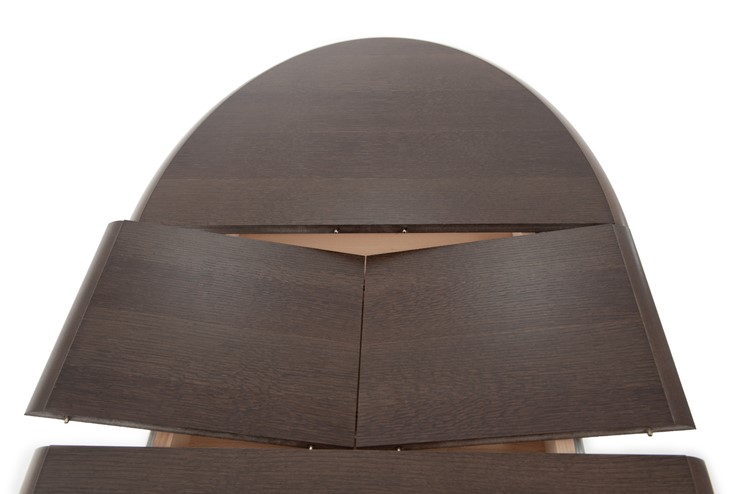 Раздвижной стол Фабрицио-1 исп. Эллипс, Тон 7 Покраска + патина с прорисовкой (на столешнице) в Элисте - изображение 5