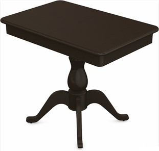 Обеденный раздвижной стол Фабрицио-1 исп. Мини 1100, Тон 8 Покраска + патина с прорисовкой (на столешнице) в Элисте