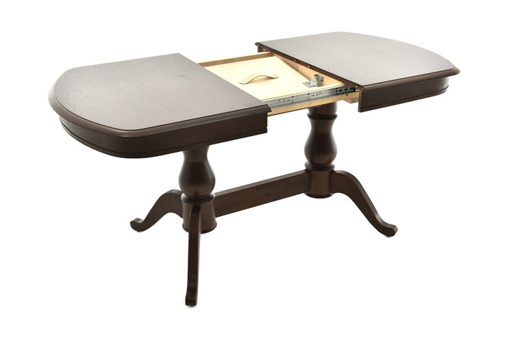 Кухонный стол раздвижной Фабрицио-2 исп. Мыло 1200, Тон 40 (Морилка/Эмаль) в Элисте - изображение 2