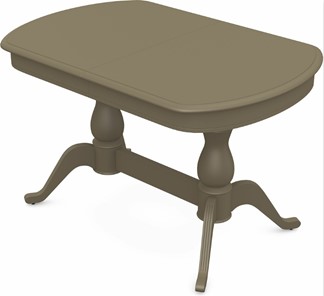 Обеденный раздвижной стол Фабрицио-2 исп. Мыло 1200, Тон 40 Покраска + патина с прорисовкой (на столешнице) в Элисте