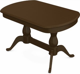 Кухонный раскладной стол Фабрицио-2 исп. Мыло 1400, Тон 4 Покраска + патина с прорисовкой (на столешнице) в Элисте