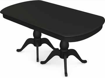 Обеденный раздвижной стол Фабрицио-2 исп. Мыло большой 2 вставки, Тон 12 Покраска + патина (в местах фрезеровки) в Элисте
