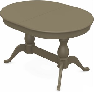 Кухонный раздвижной стол Фабрицио-2 исп. Овал 1200, Тон 40 Покраска + патина (в местах фрезеровки) в Элисте