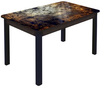 Обеденный раздвижной стол Гамбург исп. 1, ноги метал. крашеные №23 (Exclusive h103/венге) в Элисте