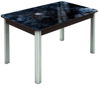 Кухонный стол раскладной Гамбург исп. 1, ноги метал. крашеные №23 (Exclusive h108/венге) в Элисте
