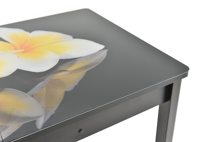 Кухонный раскладной стол Гамбург исп. 1, ноги метал. крашеные №23 (Exclusive h159/белый) в Элисте - изображение 10