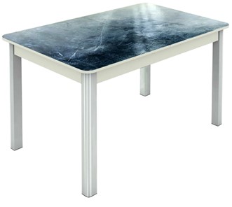 Кухонный раздвижной стол Гамбург исп. 2, ноги метал. крашеные №23 (Exclusive h158/белый) в Элисте