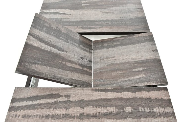 Кухонный раздвижной стол Гамбург исп. 2, Пластик (Дерево тёмное, опоры деревянные) в Элисте - изображение 10