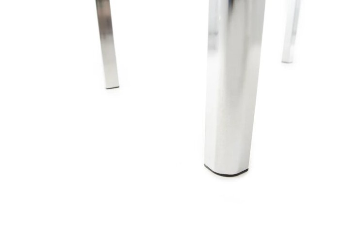 Кухонный раздвижной стол Гамбург исп. мини, Пластик (Дерево темное, опоры хром) в Элисте - изображение 4