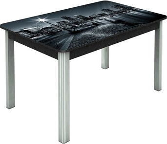 Обеденный раздвижной стол Гамбург исп.1 ноги метал. крашеные №23, Фотопечать (Города №7) в Элисте - предосмотр