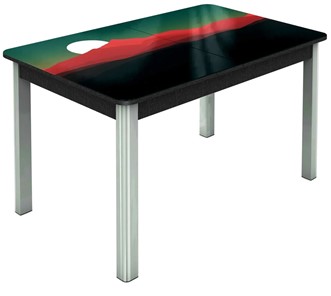 Кухонный стол раздвижной Гамбург Мини, ноги метал. крашеные №23 (Exclusive h117/черный) в Элисте