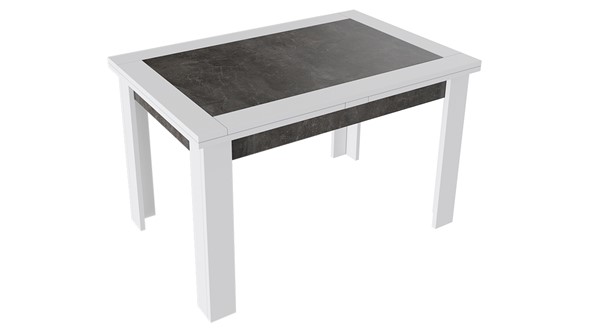 Раздвижной стол Хьюстон тип 4 (Белый/Ателье темный) в Элисте - изображение