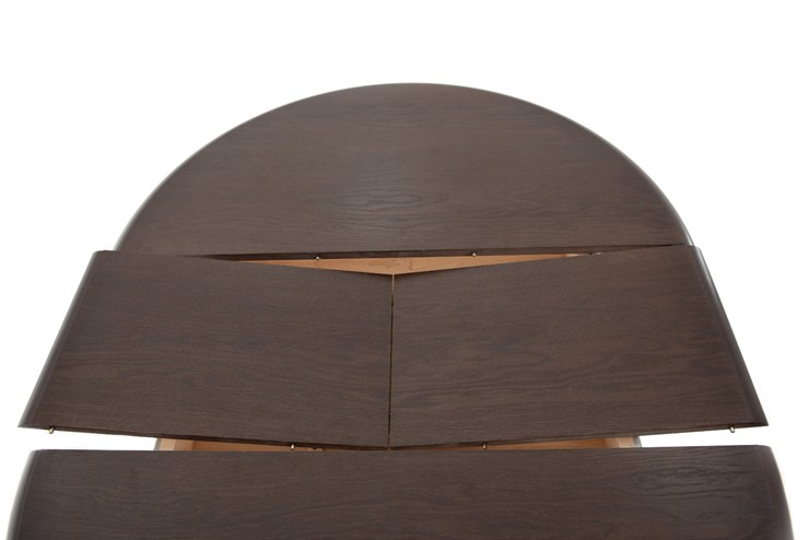 Стол раздвижной Леонардо-1 исп. Круг 1000, тон 4 (Морилка/Эмаль) в Элисте - изображение 5