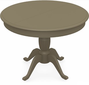 Стол раздвижной Леонардо-1 исп. Круг 1000, тон 40 Покраска + патина с прорисовкой (на столешнице) в Элисте