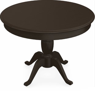 Стол раздвижной Леонардо-1 исп. Круг 1000, тон 8 Покраска + патина с прорисовкой (на столешнице) в Элисте - предосмотр