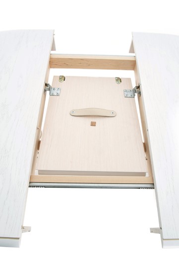 Кухонный раздвижной стол Леонардо-2 исп. Овал, тон 12 (Морилка/Эмаль) в Элисте - изображение 4