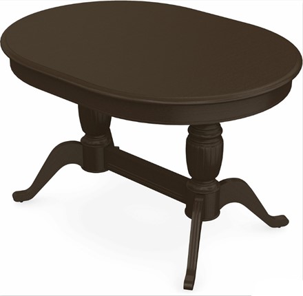Раздвижной стол Леонардо-2 исп. Овал, тон 7 Покраска + патина (в местах фрезеровки) в Элисте - изображение