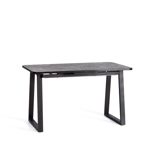 Кухонный стол раздвижной MALTIDO ЛДСП/HPL/металл, 130/160x75x75 Гранит тёмный/чёрный арт.20626 в Элисте - изображение 3