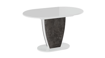 Кухонный раскладной стол Монреаль тип 1 (Белый глянец/Моод темный) в Элисте - предосмотр