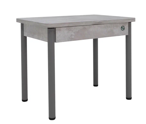 Кухонный стол раздвижной Прайм-3Р, Цемент светлый в Элисте - изображение