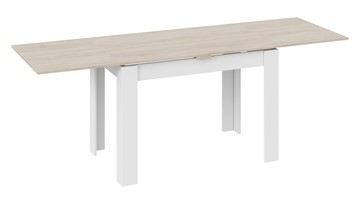 Кухонный стол раскладной Промо тип 4 (Белый/Дуб сонома светлый) в Элисте - предосмотр 1