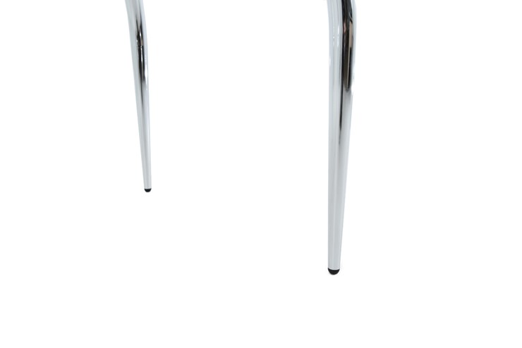 Кухонный стол раздвижной Ривьера - Круг, ноги хром №5, ФП (Цветы №30) в Элисте - изображение 5