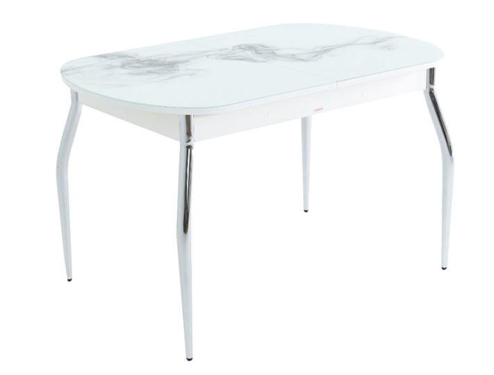 Кухонный стол раздвижной Ривьера исп.1 ноги метал. крашеные №24 Фотопечать (Текстура №31) в Элисте - изображение 7