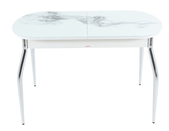 Обеденный раздвижной стол Ривьера исп.1 ноги метал. крашеные №24 Фотопечать (Текстура №45) в Элисте - изображение 6