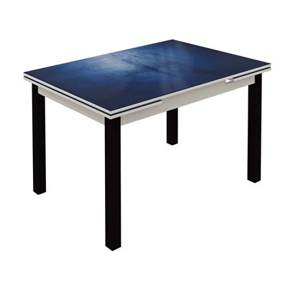 Раздвижной стол Шанхай исп.2 ноги метал. крашеные №21 (Exclusive h149/белый) в Элисте - изображение