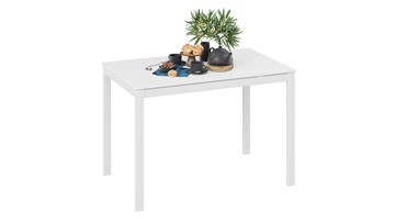Обеденный раздвижной стол Слайд тип 2 (Белый матовый, Белый) в Элисте - предосмотр