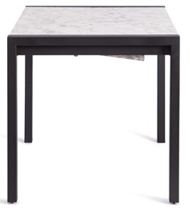 Кухонный стол раскладной SVAN (mod. 1011) ЛДСП+меламин/металл, 120+67х74х75, сосна/чёрный арт.19490 в Элисте - предосмотр 1