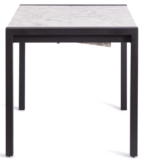 Кухонный стол раскладной SVAN (mod. 1011) ЛДСП+меламин/металл, 120+67х74х75, сосна/чёрный арт.19490 в Элисте - изображение 1